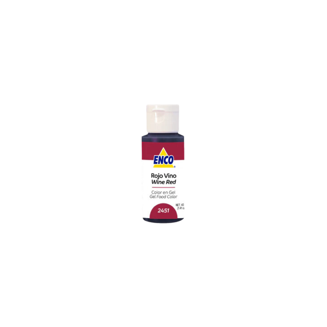 Colorante Enco Rojo Vino Gel
