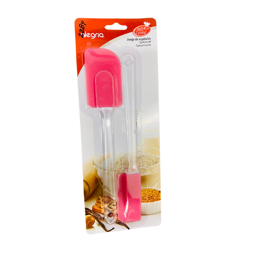 Espatula Silicon Ros 2pz