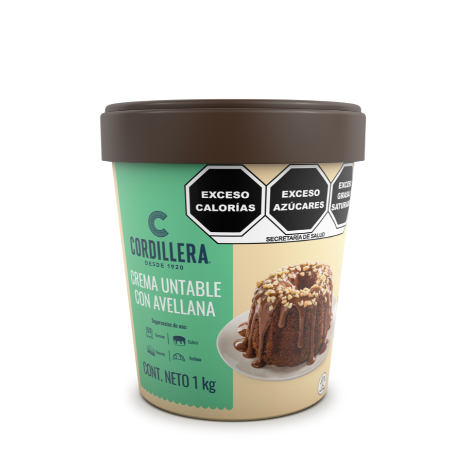 Crema Cordillera de Avellana 1KG