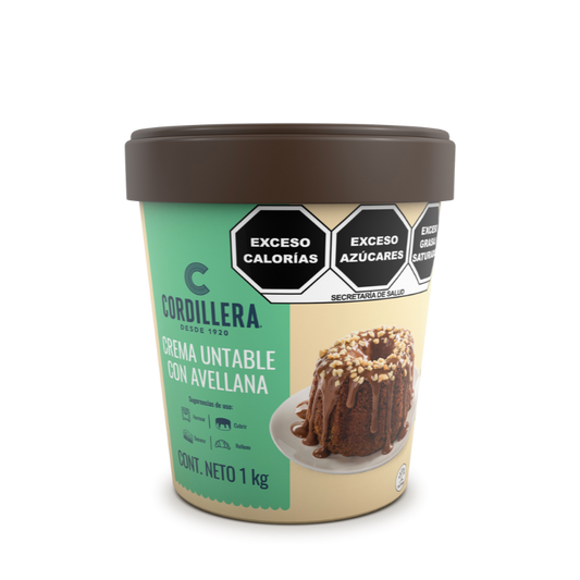 Crema Cordillera de Avellana 1KG