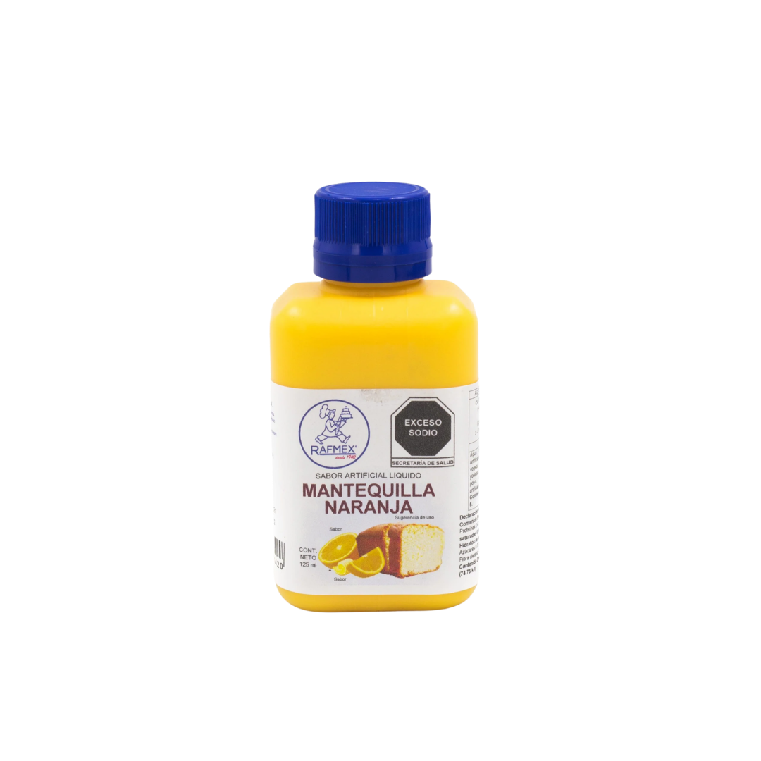 Saborizante Rafmex Mantequilla Naranja