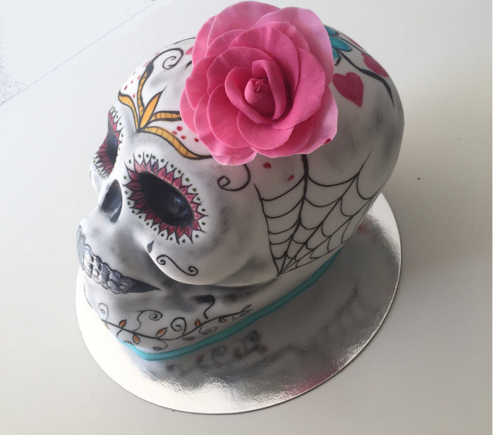 Calaveritas de Pastel con Chocolate