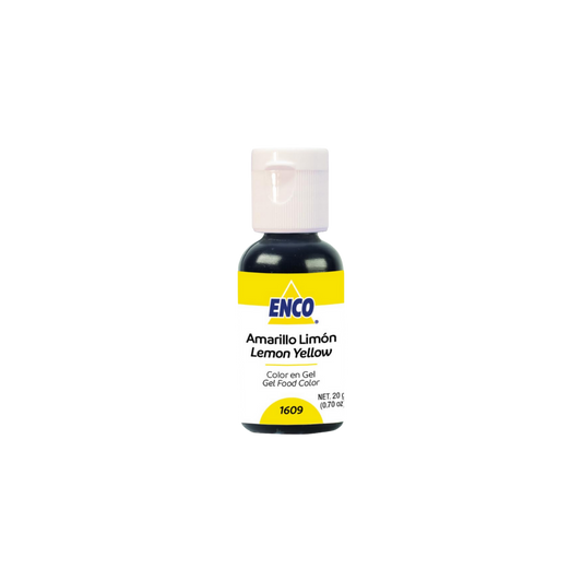 Colorante Enco Amarillo Limón Gel