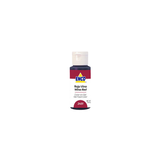 Colorante Enco Rojo Vino Gel