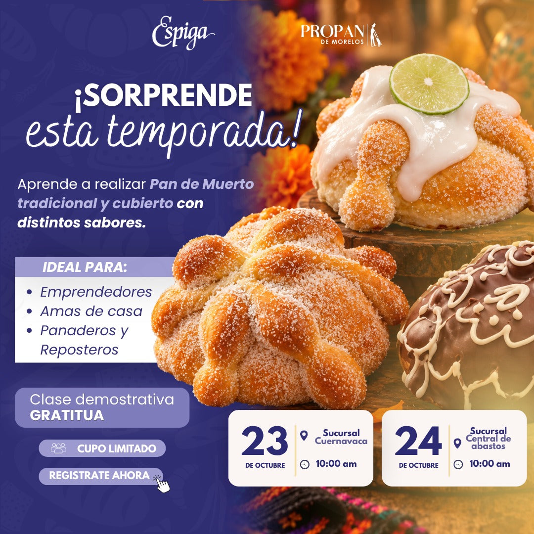 Masterclass Espiga Pan de Muerto