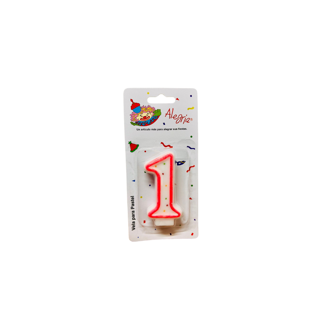 Vela Alegria Confetti Rosa